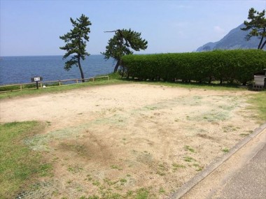 私が泊まったサイトの近く1
