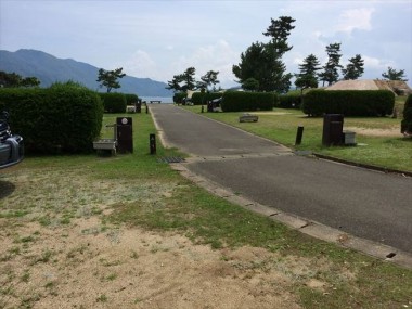 サイト前道路