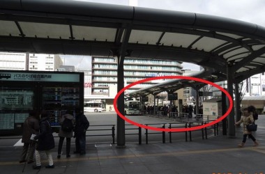 京都駅バス乗り場