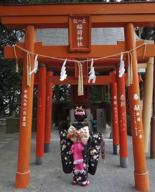 七五三と鳥居