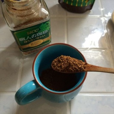 コーヒー投入
