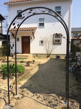完成したアーチ