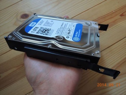 セットしたHDD