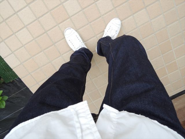 生地の色（日陰）洗濯後