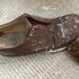 10革靴を洗う